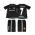Jalkapallo Pelipaitoja Manchester United Beckham 7 Retro Lasten Kolmas peliasu 1998 1999 Lyhythihainen