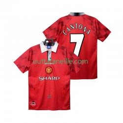 Jalkapallo Pelipaitoja Manchester United CANTONA 7 1996 1997 Retro Mies Kotipeliasu Lyhythihainen