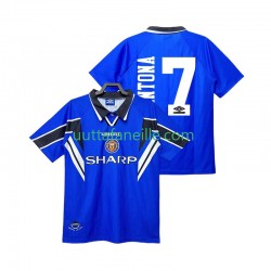 Jalkapallo Pelipaitoja Manchester United CANTONA 7 1996 Retro Mies Kolmas peliasu 1998 Lyhythihainen