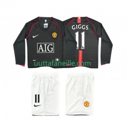 Jalkapallo Pelipaitoja Manchester United GIGGS 11 2007 Retro Lasten Vieraspeliasu 2008 Pitkähihainen
