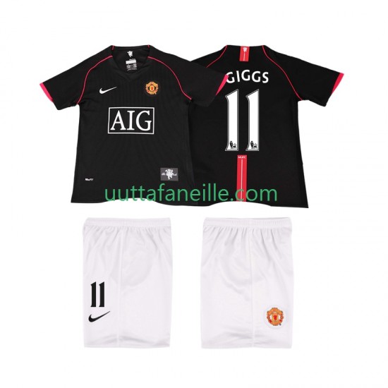 Jalkapallo Pelipaitoja Manchester United GIGGS 11 2007 Retro Lasten Vieraspeliasu 2008 Lyhythihainen