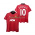 Jalkapallo Pelipaitoja Manchester United ROONEY 10 2013 2014 Retro Mies Kotipeliasu Lyhythihainen