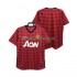 Jalkapallo Pelipaitoja Manchester United 2012 2013 Retro Mies Kotipeliasu Lyhythihainen