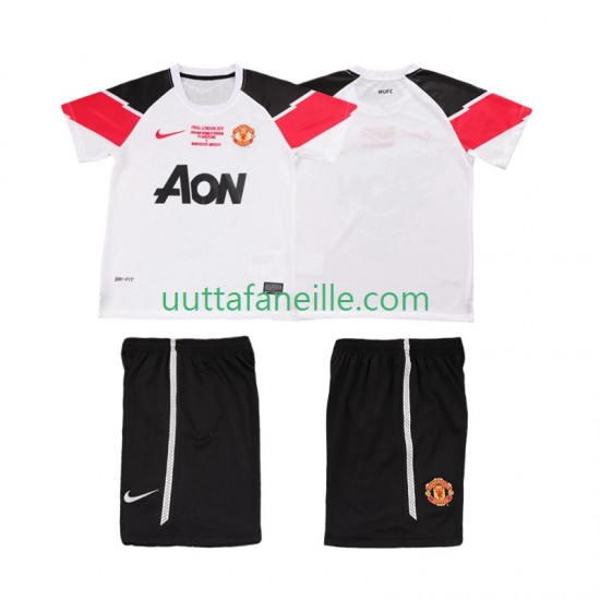 Jalkapallo Pelipaitoja Manchester United Champions League 2012 Retro Lasten Kolmas peliasu 2011 Lyhythihainen