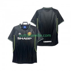 Jalkapallo Pelipaitoja Manchester United Retro Mies Kolmas peliasu 1998 1999 Lyhythihainen