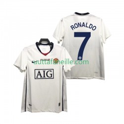 Jalkapallo Pelipaitoja Manchester United Ronaldo 7 Champions League 2009 Retro Mies Vieraspeliasu 2008 Lyhythihainen