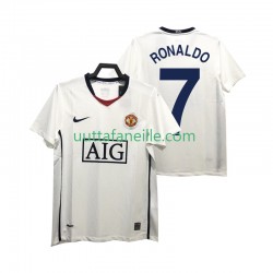 Jalkapallo Pelipaitoja Manchester United Ronaldo 7 Premier League 2009 Retro Mies Vieraspeliasu 2008 Lyhythihainen