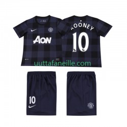 Jalkapallo Pelipaitoja Manchester United Rooney 10 2013 2014 Retro Lasten Vieraspeliasu Lyhythihainen