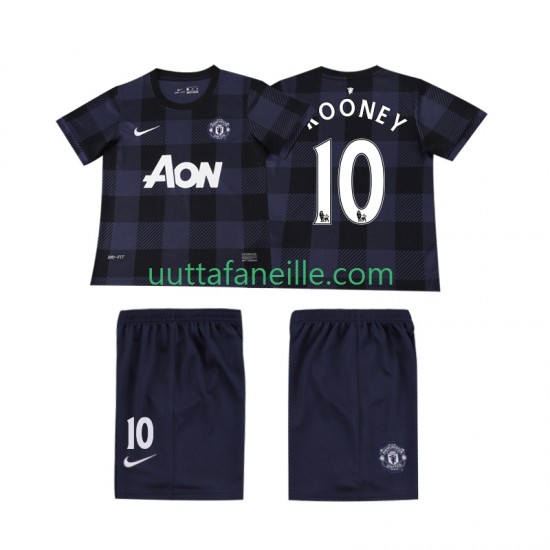 Jalkapallo Pelipaitoja Manchester United Rooney 10 2013 2014 Retro Lasten Vieraspeliasu Lyhythihainen