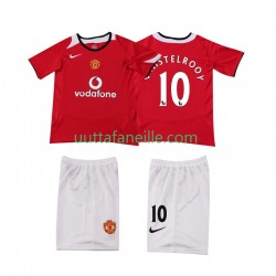 Jalkapallo Pelipaitoja Manchester United Ruud van Nistelrooy 2005 Retro Lasten Kotipeliasu 2006 Lyhythihainen