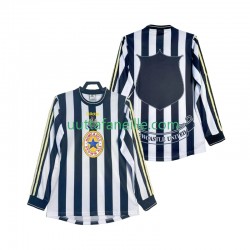 Jalkapallo Pelipaitoja Newcastle United 1997 Retro Mies Kotipeliasu 1999 Pitkähihainen