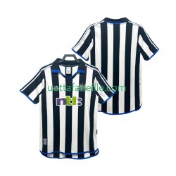 Jalkapallo Pelipaitoja Newcastle United 2000 2001 Retro Mies Kotipeliasu Lyhythihainen