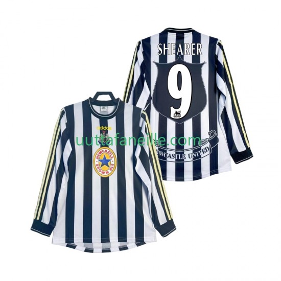 Jalkapallo Pelipaitoja Newcastle United SHEARER 9 1997 Retro Mies Kotipeliasu 1999 Pitkähihainen