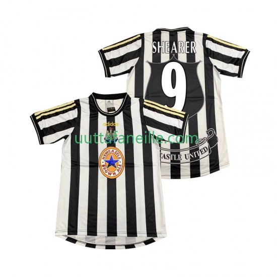 Jalkapallo Pelipaitoja Newcastle United SHEARER 9 1997 Retro Mies Kotipeliasu 1999 Lyhythihainen