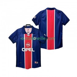 Jalkapallo Pelipaitoja Paris Saint-Germain Retro Mies Kotipeliasu 1998 1999 Lyhythihainen