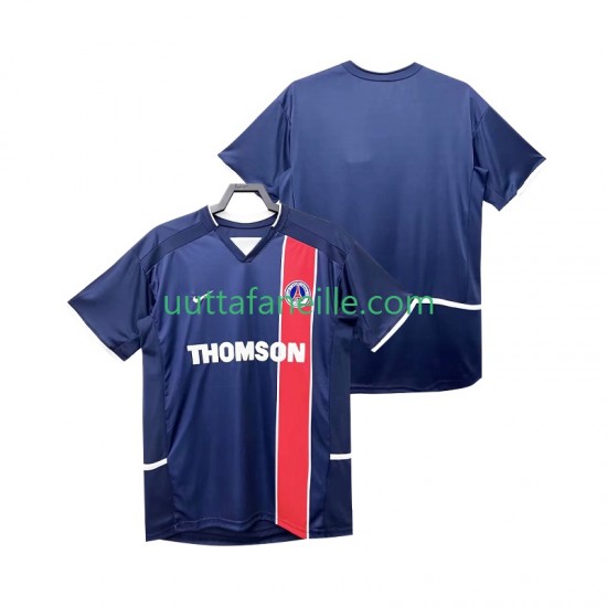 Jalkapallo Pelipaitoja Paris Saint-Germain 2003 Retro Mies Kotipeliasu 2002 Lyhythihainen