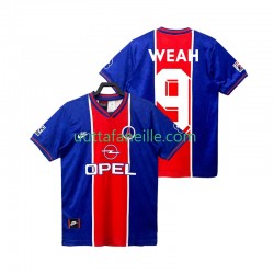 Jalkapallo Pelipaitoja Paris Saint-Germain WEAH 9 1995 1996 Retro Mies Kotipeliasu Lyhythihainen
