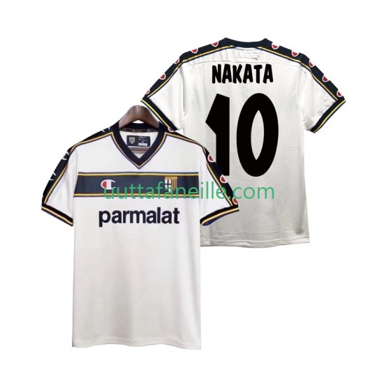 Jalkapallo Pelipaitoja Parma NAKATA 10 2003 Retro Mies Vieraspeliasu 2002 Lyhythihainen
