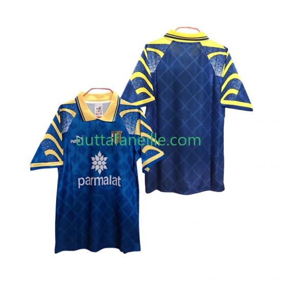 Jalkapallo Pelipaitoja Parma 1995 1996 Retro Mies Vieraspeliasu Lyhythihainen