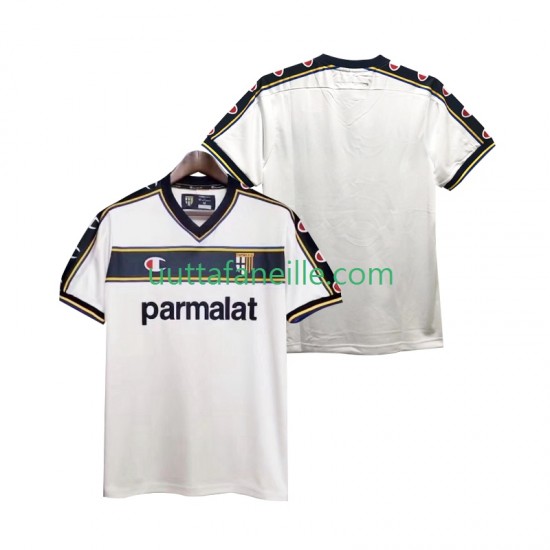 Jalkapallo Pelipaitoja Parma 2003 Retro Mies Vieraspeliasu 2002 Lyhythihainen