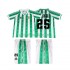 Jalkapallo Pelipaitoja Real Betis FINIDI 25 1996 1997 Retro Lasten Kotipeliasu Lyhythihainen