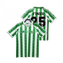 Jalkapallo Pelipaitoja Real Betis FINIDI 25 1996 1997 Retro Mies Kotipeliasu Lyhythihainen