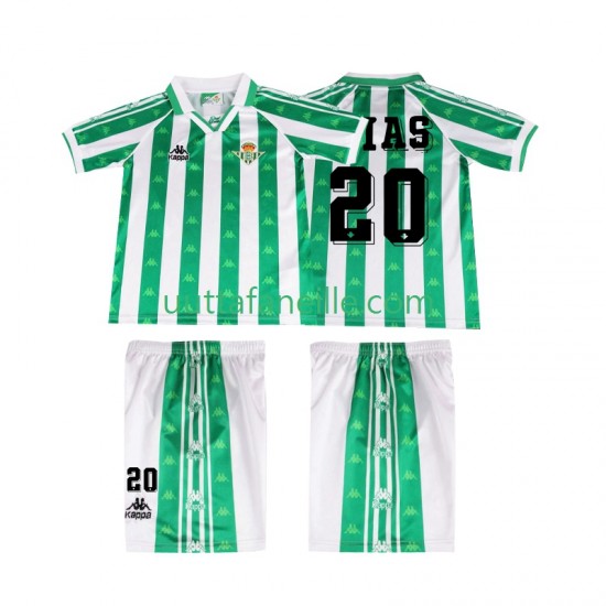 Jalkapallo Pelipaitoja Real Betis Tomas Olias 20 1996 1997 Retro Lasten Kotipeliasu Lyhythihainen