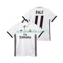 Jalkapallo Pelipaitoja Real Madrid BALE 11 2017 2018 Retro Mies Kotipeliasu Lyhythihainen