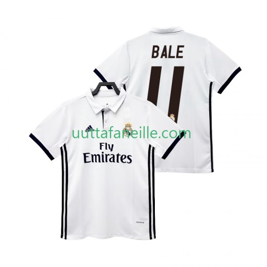 Jalkapallo Pelipaitoja Real Madrid BALE 11 2017 2018 Retro Mies Kotipeliasu Lyhythihainen