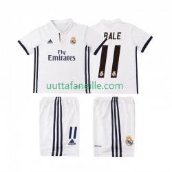 Jalkapallo Pelipaitoja Real Madrid BALE 11 2016 2017 Retro Lasten Kotipeliasu Lyhythihainen