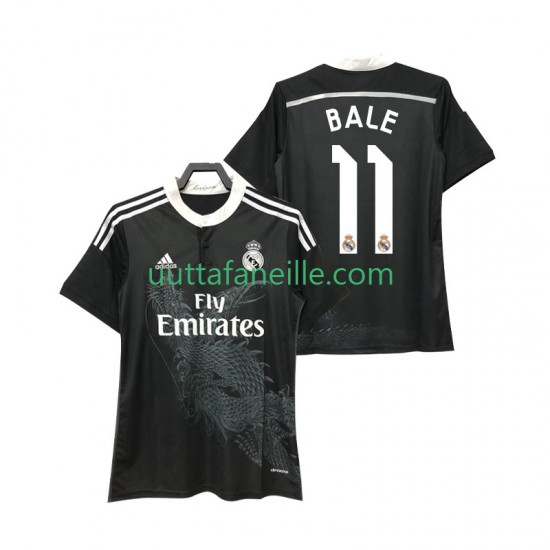 Jalkapallo Pelipaitoja Real Madrid BALE 11 2014 2015 Retro Mies Vieraspeliasu Lyhythihainen