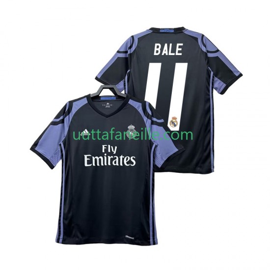 Jalkapallo Pelipaitoja Real Madrid Bale 11 2016 2017 Retro Mies Kolmas peliasu Lyhythihainen