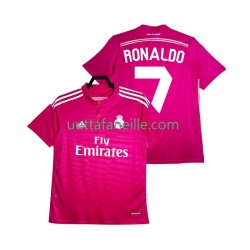 Jalkapallo Pelipaitoja Real Madrid Cristiano Ronaldo 7 2014 2015 Retro Mies Vieraspeliasu Lyhythihainen