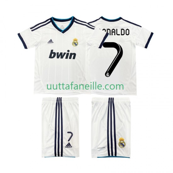 Jalkapallo Pelipaitoja Real Madrid Cristiano Ronaldo 7 2012 2013 Retro Lasten Kotipeliasu Lyhythihainen