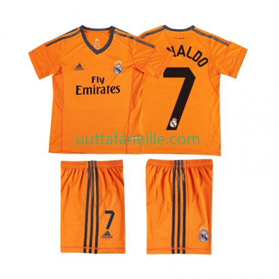 Jalkapallo Pelipaitoja Real Madrid Cristiano Ronaldo 7 2013 2014 Retro Lasten Kolmas peliasu Lyhythihainen
