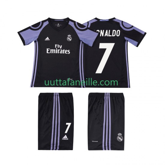 Jalkapallo Pelipaitoja Real Madrid Cristiano Ronaldo 7 2016 2017 Retro Lasten Kolmas peliasu Lyhythihainen
