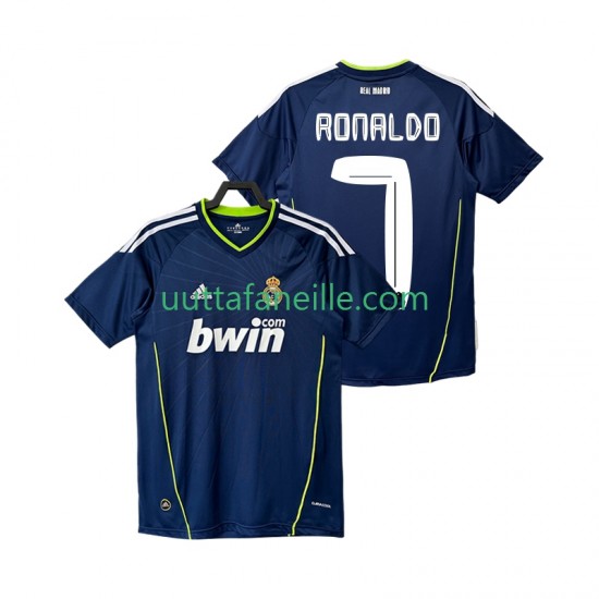 Jalkapallo Pelipaitoja Real Madrid Cristiano Ronaldo 7 Retro Mies Vieraspeliasu 2011 2010 Lyhythihainen