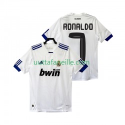 Jalkapallo Pelipaitoja Real Madrid Cristiano Ronaldo 7 Retro Mies Kotipeliasu 2011 2010 Lyhythihainen
