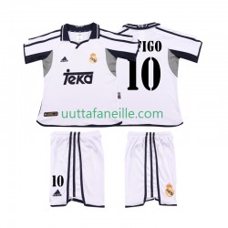 Jalkapallo Pelipaitoja Real Madrid FIGO 10 2001 Retro Lasten Kotipeliasu 2002 Lyhythihainen