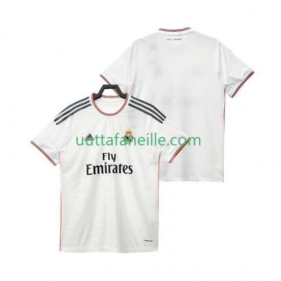 Jalkapallo Pelipaitoja Real Madrid 2013 2014 Retro Mies Kotipeliasu Lyhythihainen