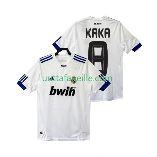Jalkapallo Pelipaitoja Real Madrid KAKA 8 Retro Mies Kotipeliasu 2011 2010 Lyhythihainen