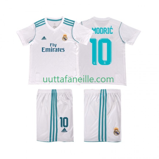 Jalkapallo Pelipaitoja Real Madrid Modrić 10 2017 2018 Retro Lasten Kotipeliasu Lyhythihainen