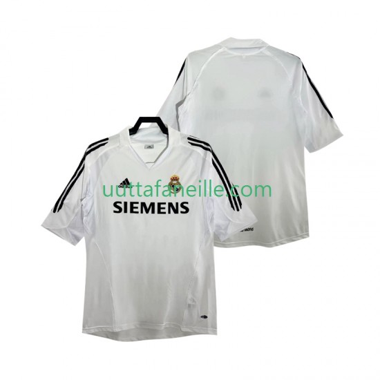 Jalkapallo Pelipaitoja Real Madrid 2005 Retro Mies Kotipeliasu 2006 Lyhythihainen