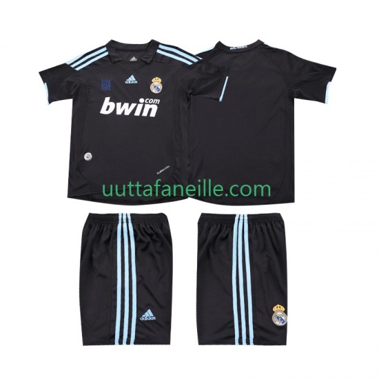 Jalkapallo Pelipaitoja Real Madrid 2009 Retro Lasten Vieraspeliasu 2010 Lyhythihainen