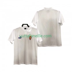 Jalkapallo Pelipaitoja Real Zaragoza 1995 Retro Mies Kotipeliasu Lyhythihainen