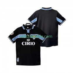 Jalkapallo Pelipaitoja SS Lazio Retro Mies Vieraspeliasu 1998 1999 Lyhythihainen