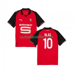 Jalkapallo Pelipaitoja Stade Rennais Ludovic Blas 10 Mies Kotipeliasu 2025-2026 Lyhythihainen