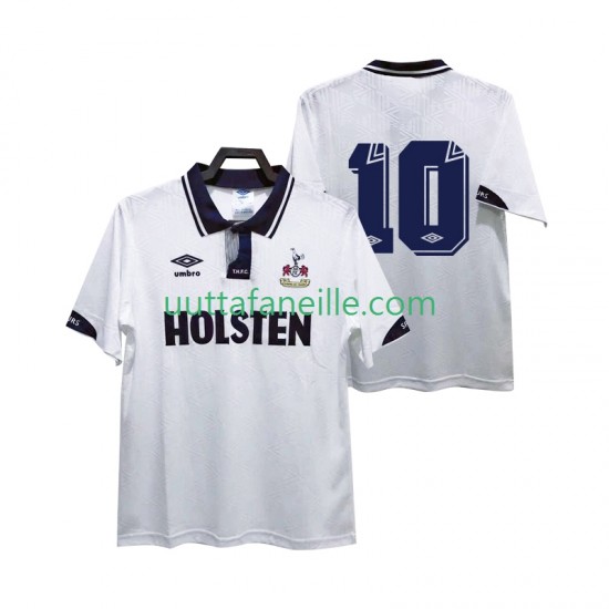Jalkapallo Pelipaitoja Tottenham Hotspur 10 1991 1993 Retro Mies Kotipeliasu Lyhythihainen