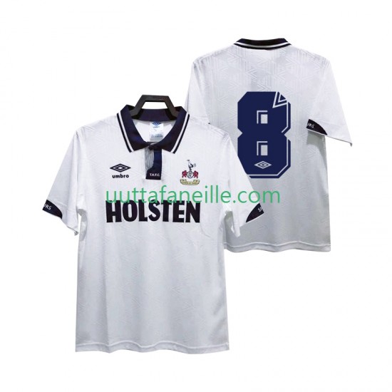 Jalkapallo Pelipaitoja Tottenham Hotspur 8 1991 1993 Retro Mies Kotipeliasu Lyhythihainen