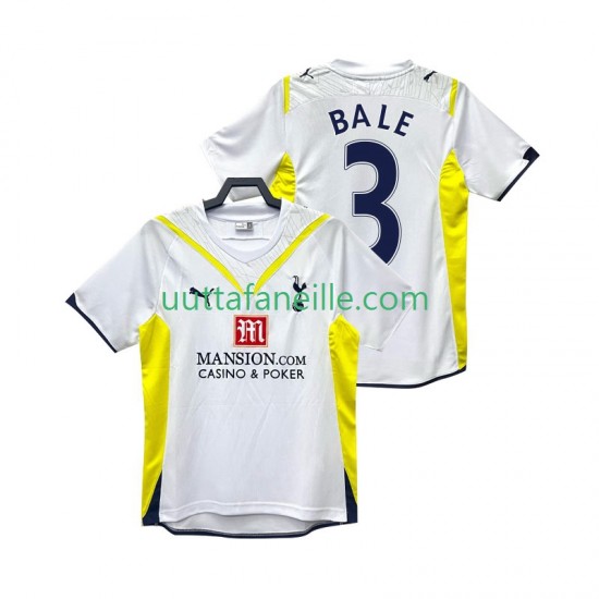 Jalkapallo Pelipaitoja Tottenham Hotspur BALE 3 2009 Retro Mies Kotipeliasu 2010 Lyhythihainen